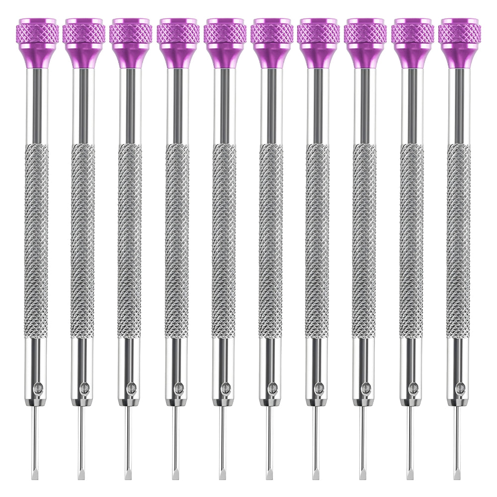 10-CUT OUT 1.60MM SCREW DRIVER FOR Rolex/Cartier/Panerai/Audemars Piguet Watch Band Stainless Steel