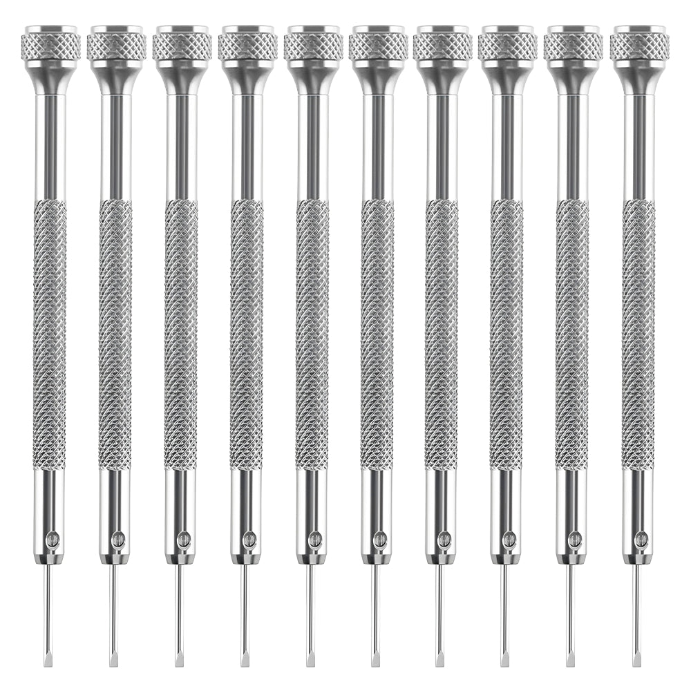 10-CUT OUT 1.40MM SCREW DRIVER FOR Rolex/Cartier/Panerai/Audemars Piguet Watch Band Stainless Steel