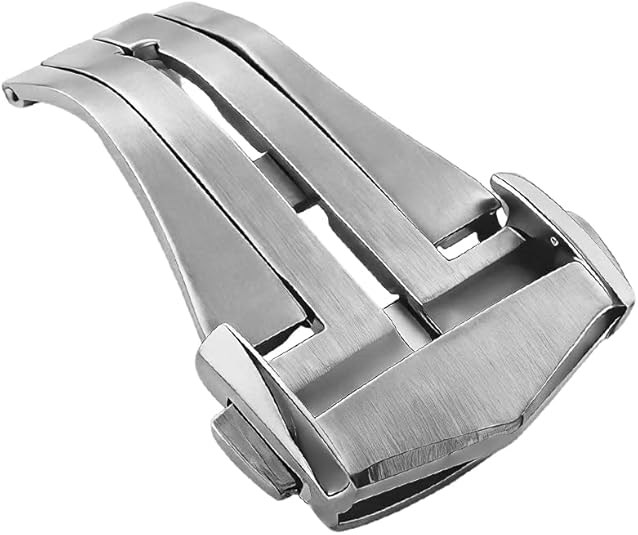 Clasp Buckle Replacement For Omega Seamaster Planet Ocean Speedmaster Moon Matte Stainless Steel