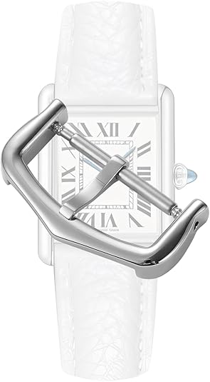 Pin Buckle Clasp Band Replacement For  Ballon Bleu Tank Watchbands Stainless Steel