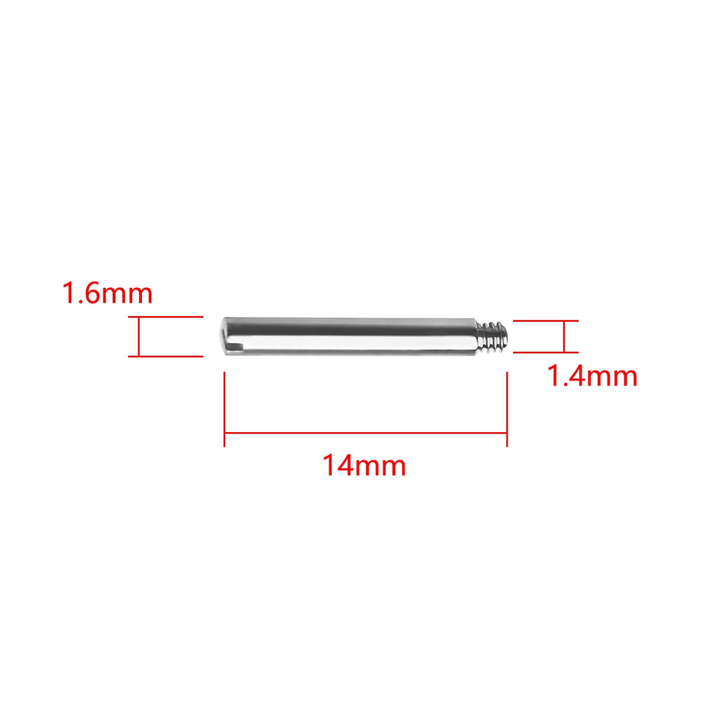 12PCS Screw in link pins for Rolex straps bands bracelets links adjust remove repair -Choose Size