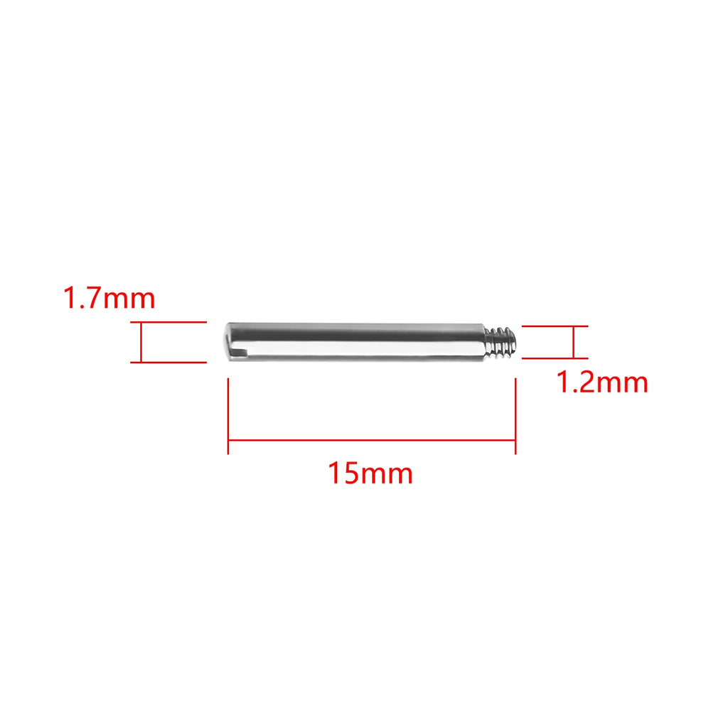 4PCS Screw in link pins for Rolex straps bands bracelets links adjust remove repair -Choose Size