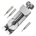 Watch Band Link Remover Tool Kit – Universal Metal Watch Bracelet Adjustment Tool with 3 Replacement Pins for Easy Watch Sizing