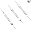 3-Pack Wrist Watch Band Pin Spring Bar Link Remover Repair Pry Tool Kit Steel Small Opening Lug Area Tool