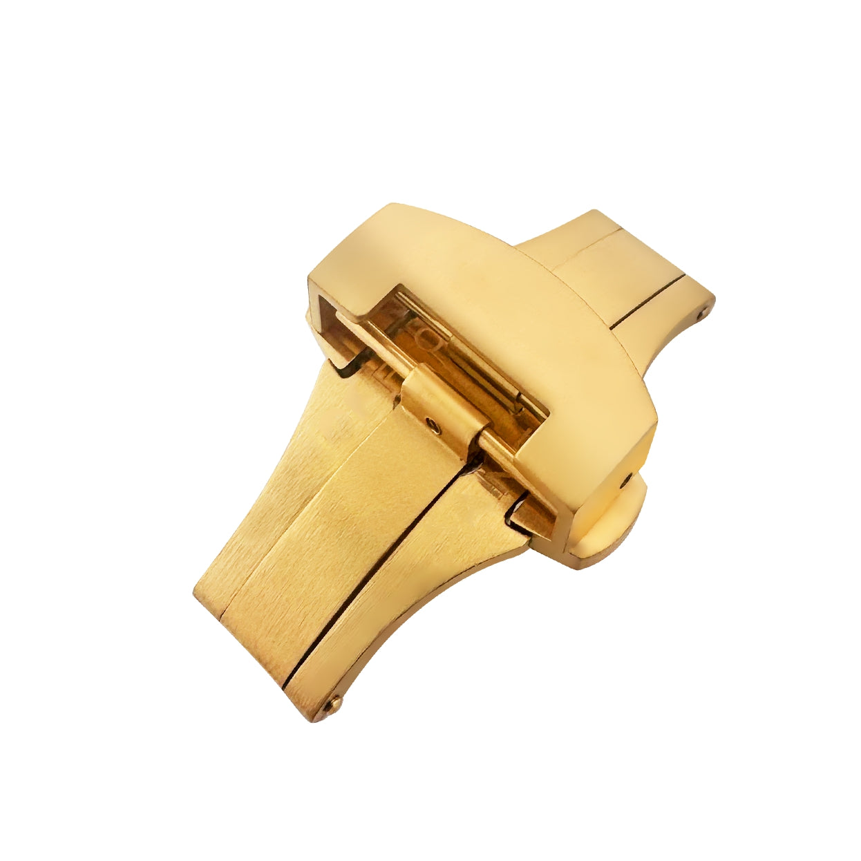 Clasp Buckle Band Replacement For Panerai Marina 44mm Leather Strap Deployment Strap Stainless Steel 22mm