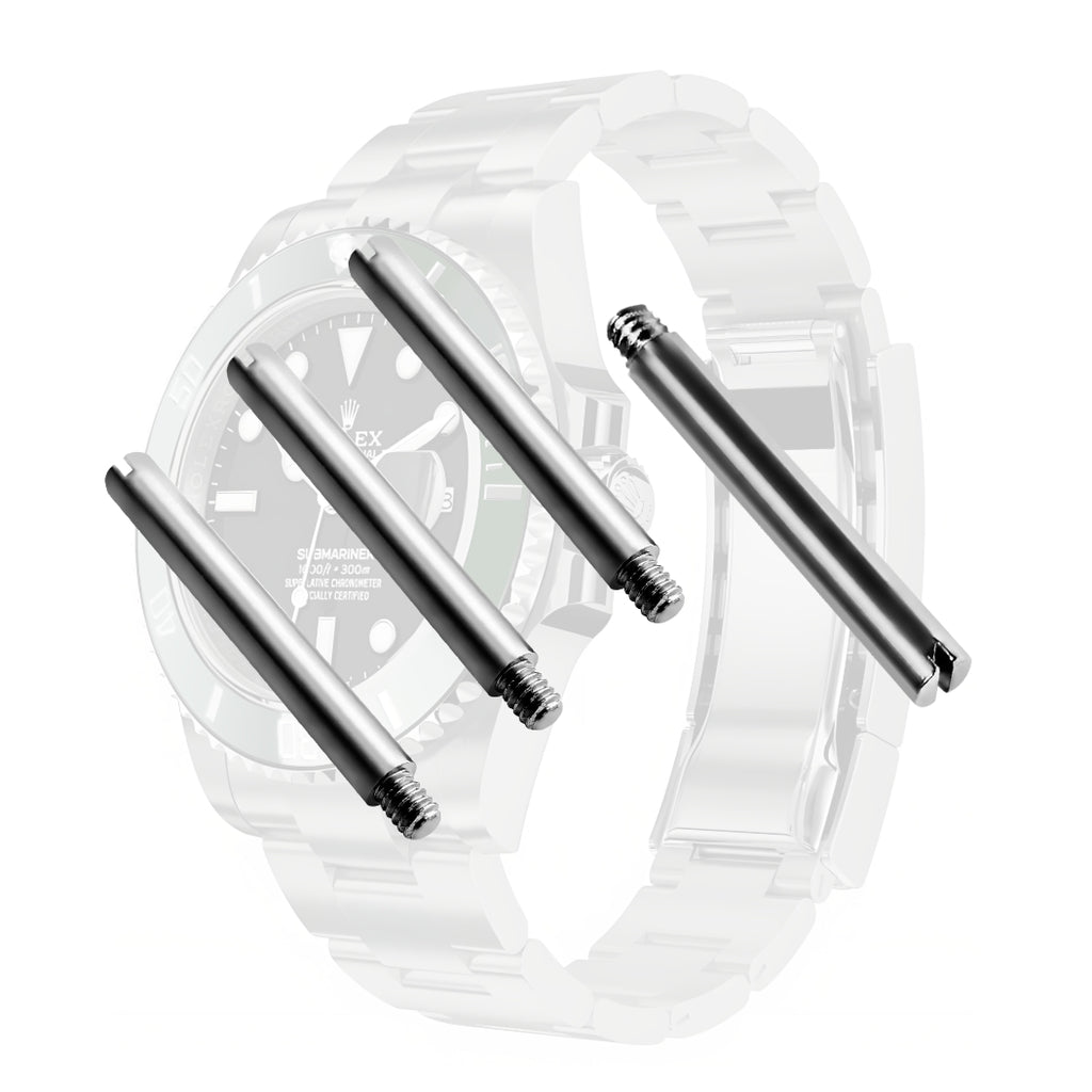 4PCS Screw in link pins for Rolex straps bands bracelets links adjust remove repair -Choose Size