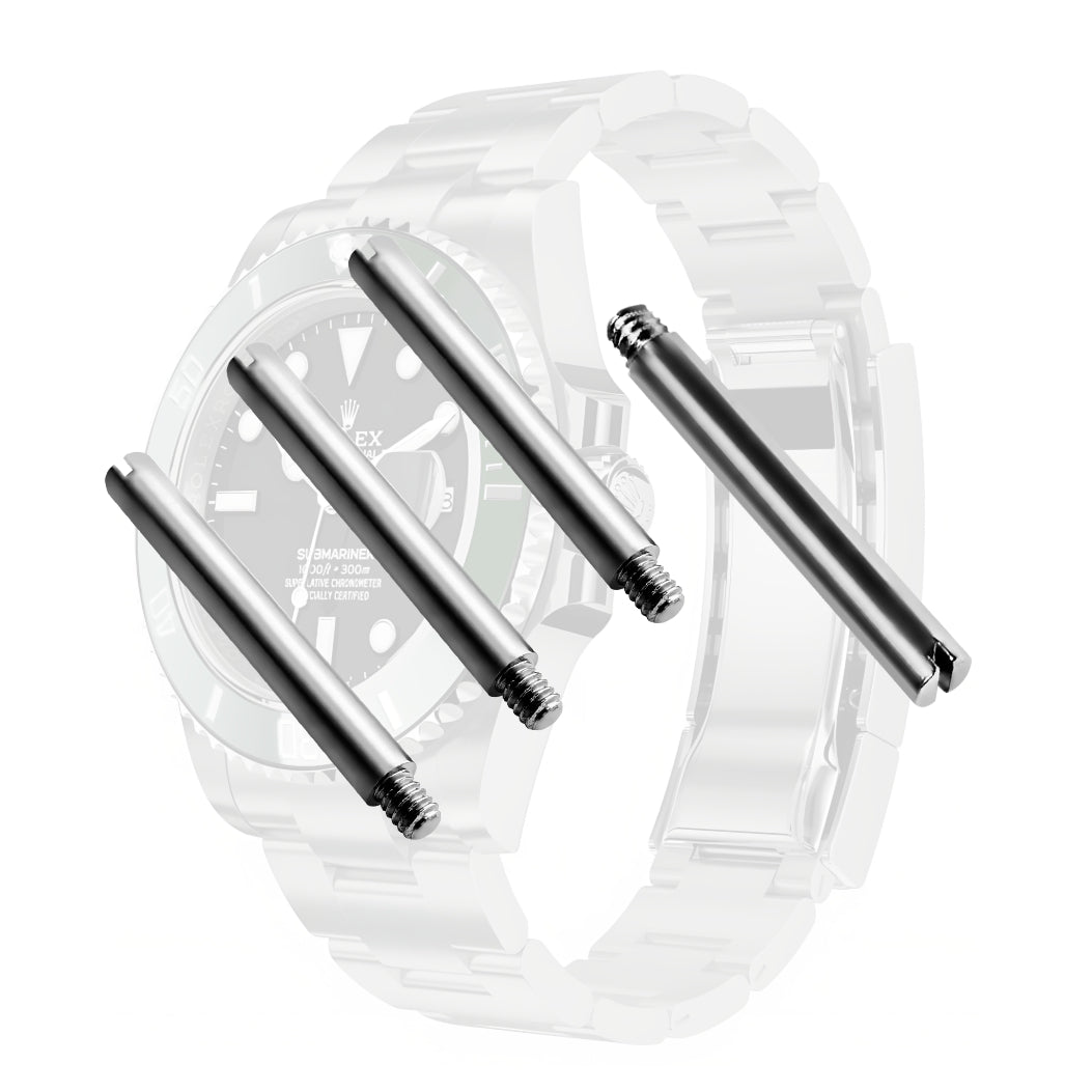 4PCS Screw in link pins for Rolex straps bands bracelets links adjust remove repair -Choose Size
