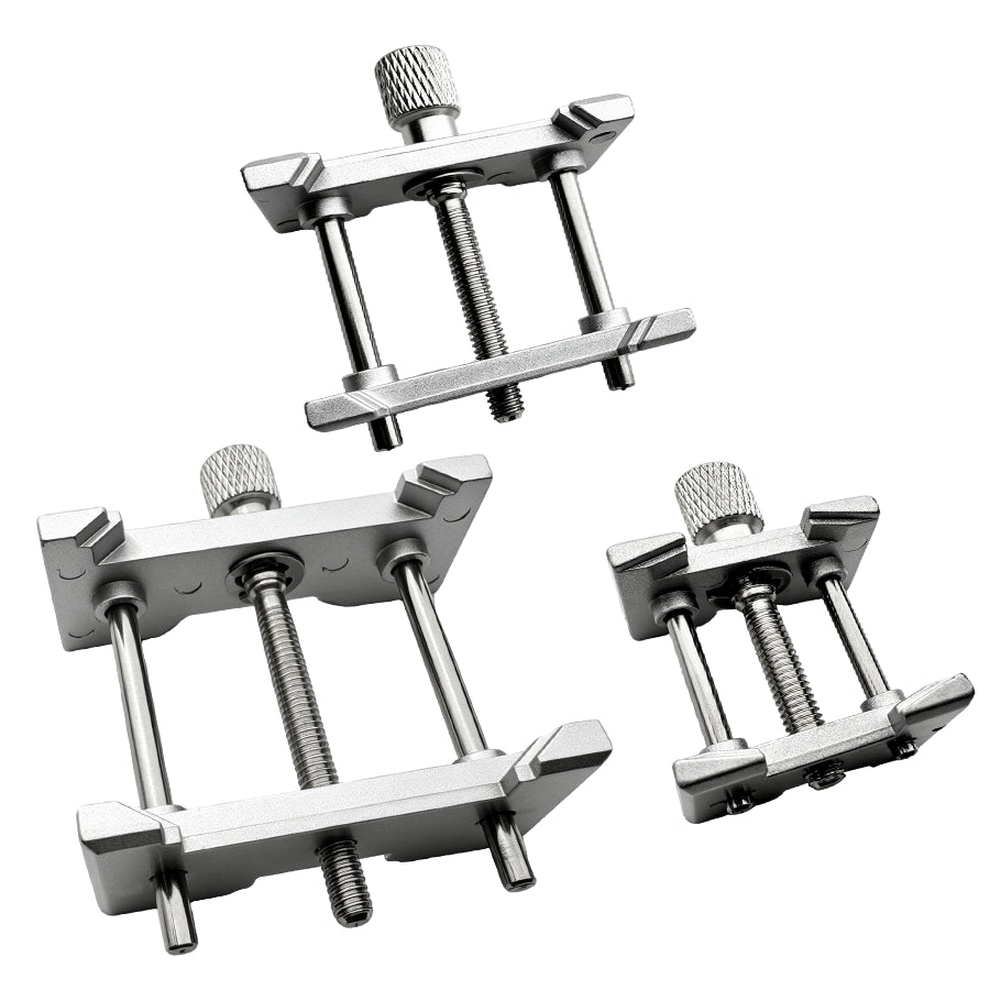 Adjustable Watch Movement Holder Base Set 3pcs for Rolex Omega Mechanical Watch Repair – Precision Movement Fixture Tool