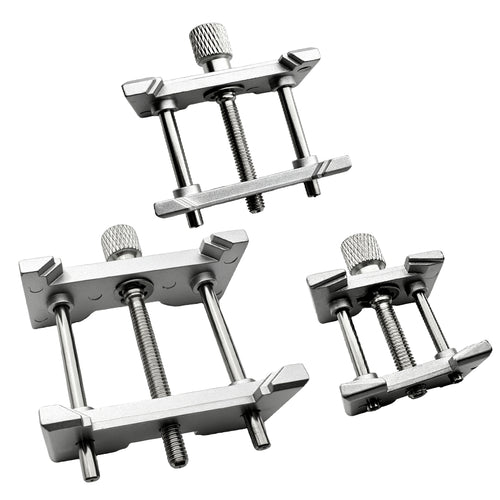 Adjustable Watch Movement Holder Base Set 3pcs for Rolex Omega Mechanical Watch Repair – Precision Movement Fixture Tool