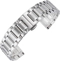 Watch Band Solid Link Bracelet Replacement For Omega Speedmaster Watch Band Stainless Steel