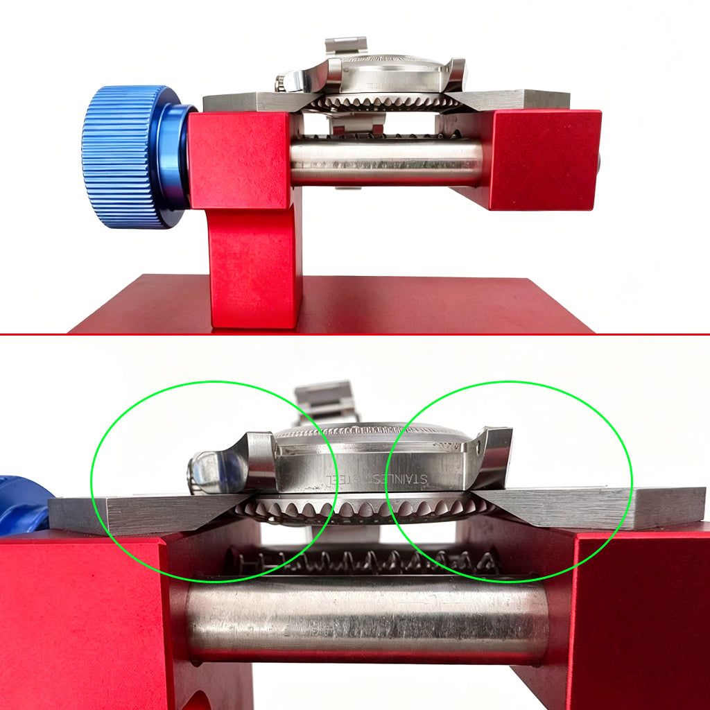 Professional Watch Bezel Opener Removal Tool Watchmaker Workbench Back Case