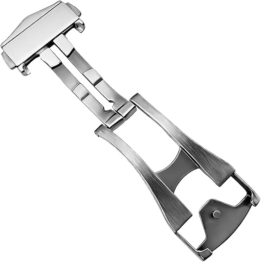 Clasp Buckle Replacement For Omega Seamaster Planet Ocean Speedmaster Moon Matte Stainless Steel