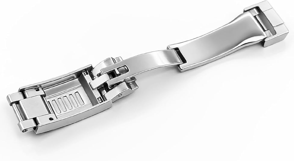 Glide-Lock Buckle Clasp Band Replacement For Rolex Datejust Submariner Gmt Strap Bright room gold Adjustable 16mm