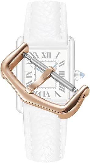 Pin Buckle Clasp Band Replacement For  Ballon Bleu Tank Watchbands Stainless Steel