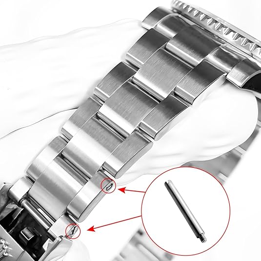 Screws Link Pins Tube Replacement For Rolex Watch Strap Bracelet Submariner GMT Datejust Oyster Stainless Steel 12 Pcs