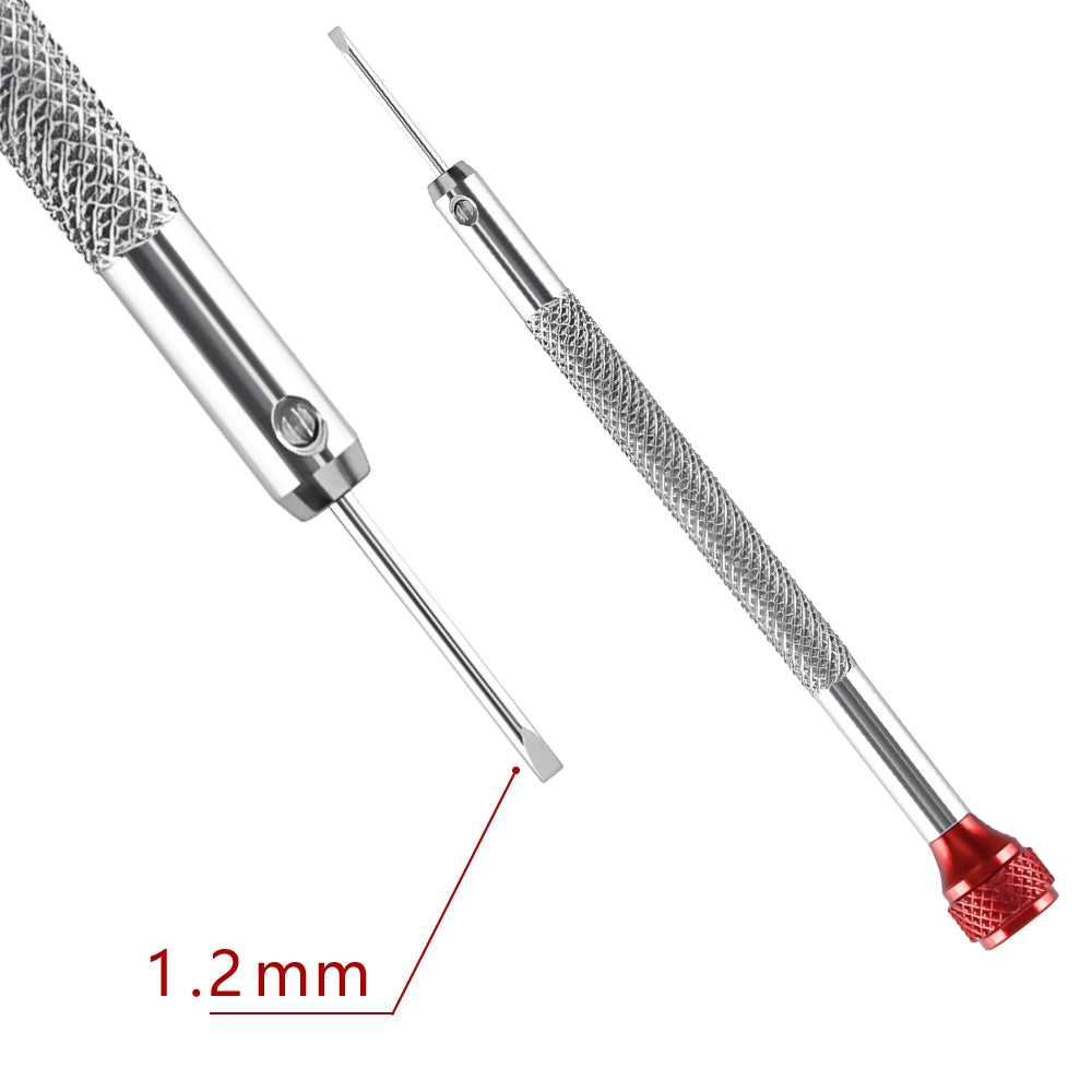 6-CUT OUT 1.20MM SCREW DRIVER FOR Rolex/Cartier/Panerai/Audemars Piguet Watch Band Stainless Steel