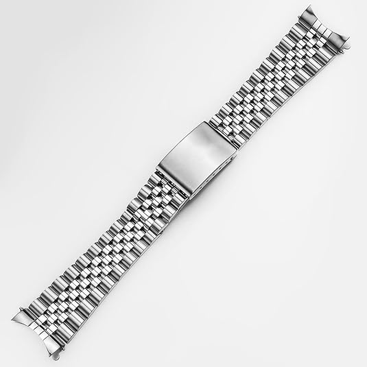 Jubilee Watch Band Replacement For Rolex Datejust 1601 1603 16030 16610 Fat Spring Bar Stainless Steel