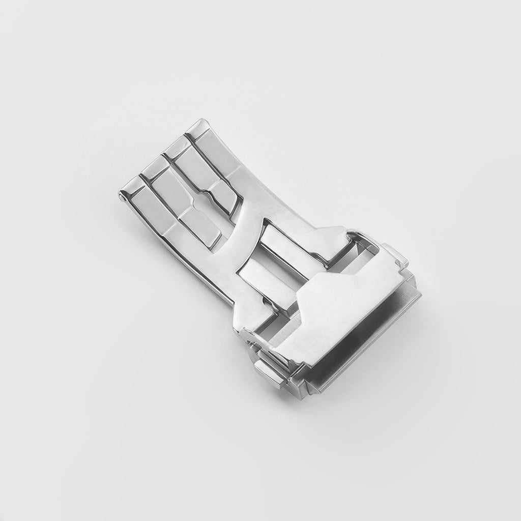 Clasp Buckle Band Replacement For Big Bang Watch Deployment Strap Silver Stainless Steel 18-24mm