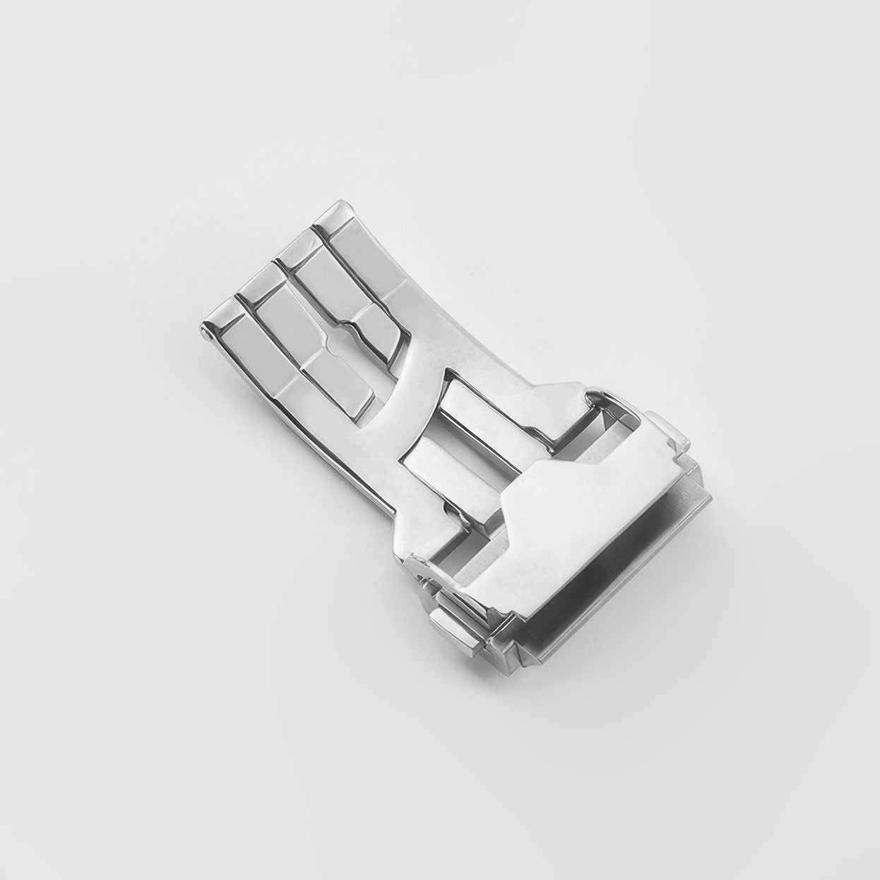 Clasp Buckle Band Replacement For Big Bang Watch Deployment Strap Silver Stainless Steel 18-24mm