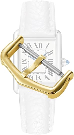 Pin Buckle Clasp Band Replacement For  Ballon Bleu Tank Watchbands Stainless Steel