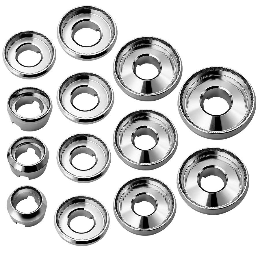 Watch Case Back Opener Wrench Set with 13 Sizes (18.5-36.5mm) – Stainless Steel Screw Back Remover Tool for Rolex Tudor Compatible Watches