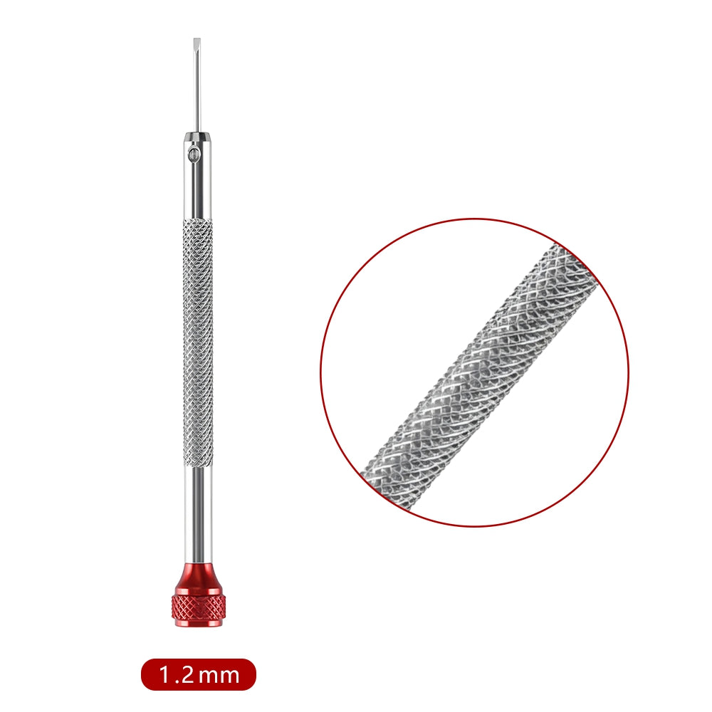 6-CUT OUT 1.20MM SCREW DRIVER FOR Rolex/Cartier/Panerai/Audemars Piguet Watch Band Stainless Steel
