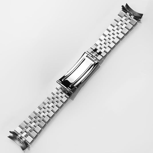 Jubilee Watch Band Replacement For Rolex Datejust 1601 1603 16030 16610 Fat Spring Bar Stainless Steel