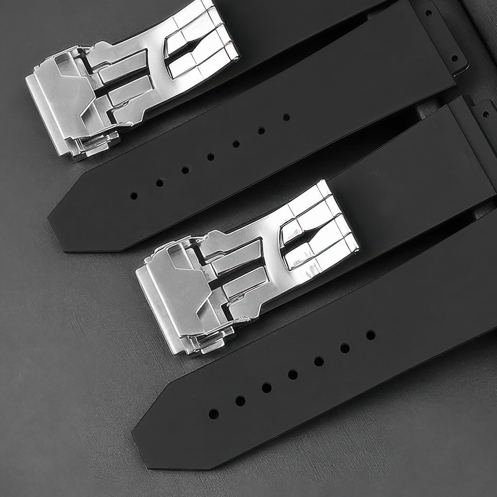 Clasp Buckle Band Replacement For Big Bang Watch Deployment Strap Silver Stainless Steel 18-24mm