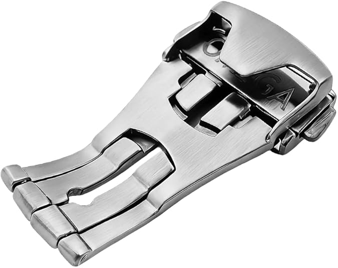 Clasp Buckle Replacement For Omega Seamaster Planet Ocean Speedmaster Moon Matte Stainless Steel