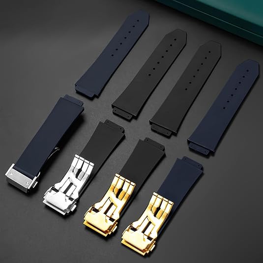 Rubber Watch Band Strap Replacement For Hublot Fusion Watch 19 * 13 * 18mm