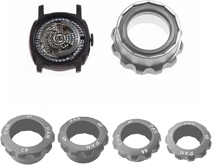 Watch Case Screw Back Opener Tool Fits For Panerai 183 292 312 Watch Tools Remover Kit Stainless Steel 40-47mm 4pcs