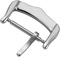 Pin Buckle Clasp Band Replacement For  Ballon Bleu Tank Watchbands Stainless Steel