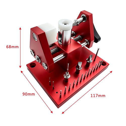 2-in-1 Watch Back Opener Tool & Repair Fixture – Professional Case Remover for Rolex Omega Compatible Watches