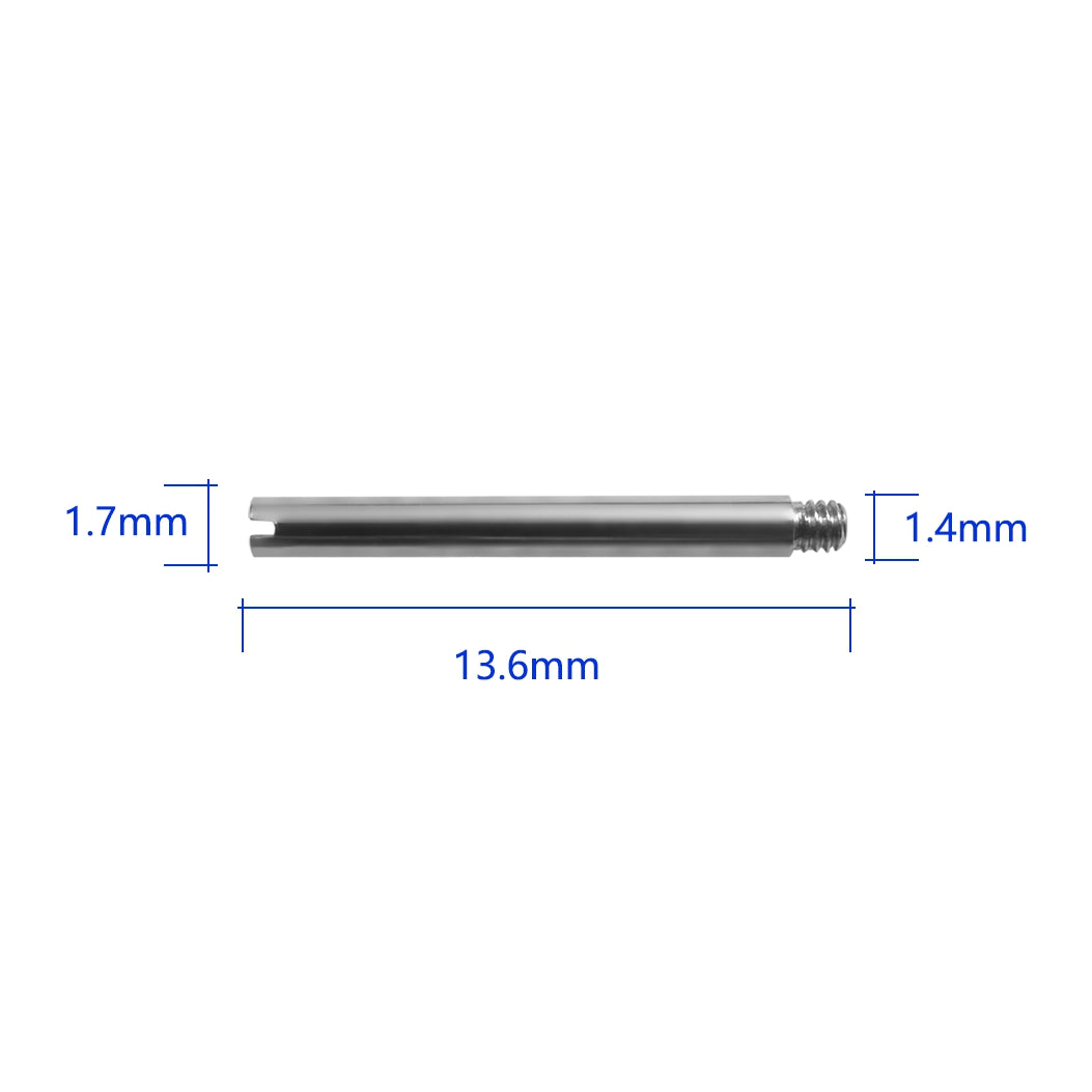 12PCS Screw in link pins for Rolex straps bands bracelets links adjust remove repair -Choose Size
