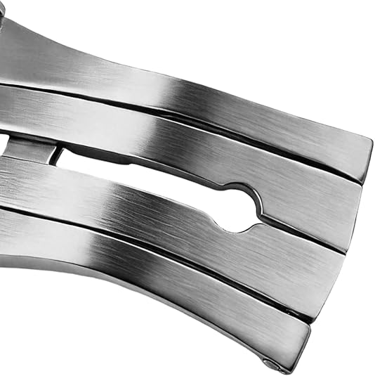 Clasp Buckle Replacement For Omega Seamaster Planet Ocean Speedmaster Moon Matte Stainless Steel