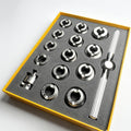 Watch Case Back Opener Wrench Set with 13 Sizes (18.5-36.5mm) – Stainless Steel Screw Back Remover Tool for Rolex Tudor Compatible Watches