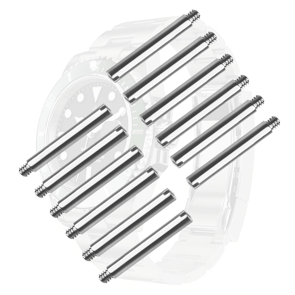 12PCS Screw in link pins for Rolex straps bands bracelets links adjust remove repair -Choose Size