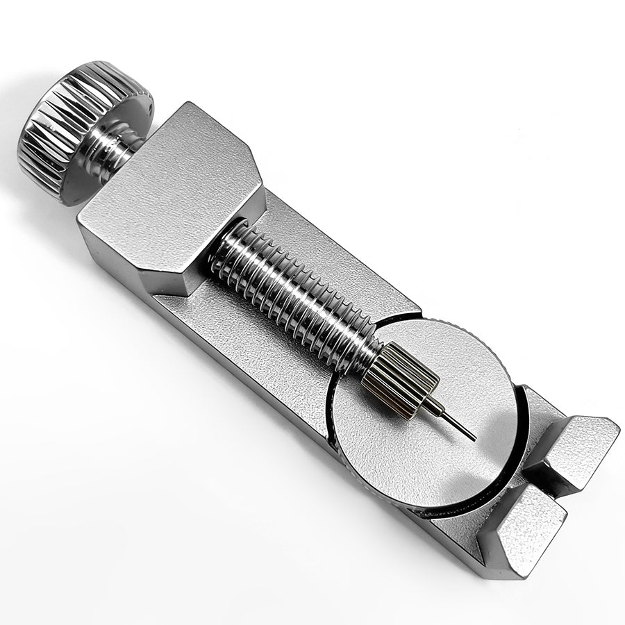 Watch Band Link Remover Tool Kit – Universal Metal Watch Bracelet Adjustment Tool with 3 Replacement Pins for Easy Watch Sizing