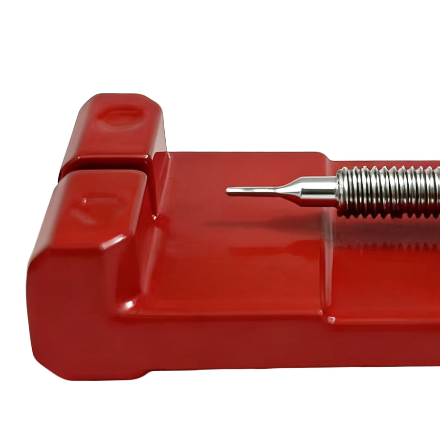 Watch Band Link Pin Remover Watch Repair Tool Kit Red Metal