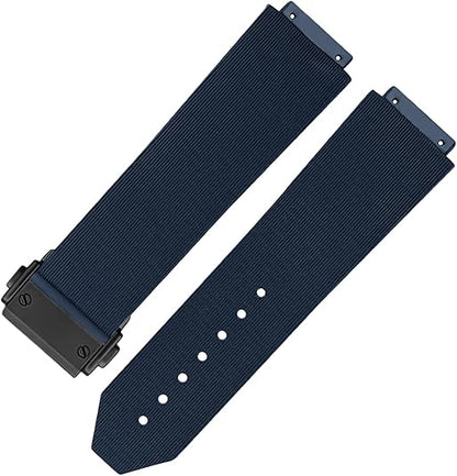 Rubber Watch Band Strap Replacement For Hublot Fusion Watch 19 * 13 * 18mm