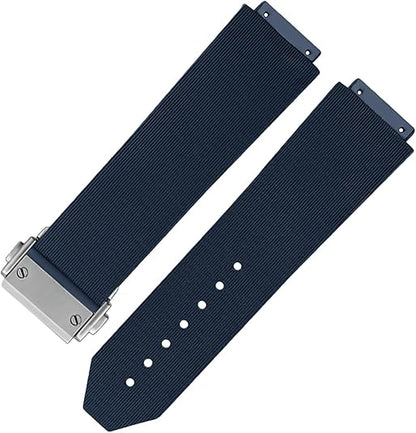 Rubber Watch Band Strap Replacement For Hublot Fusion Watch 19 * 13 * 18mm
